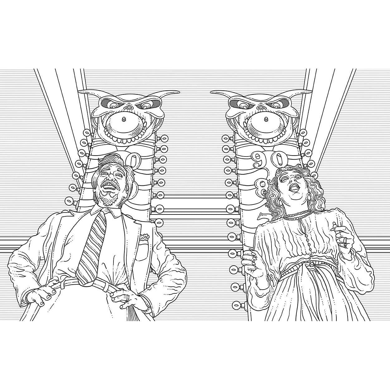 Beetlejuice Official Coloring Book – Strange and Unusual Art from the Cult Classic Film