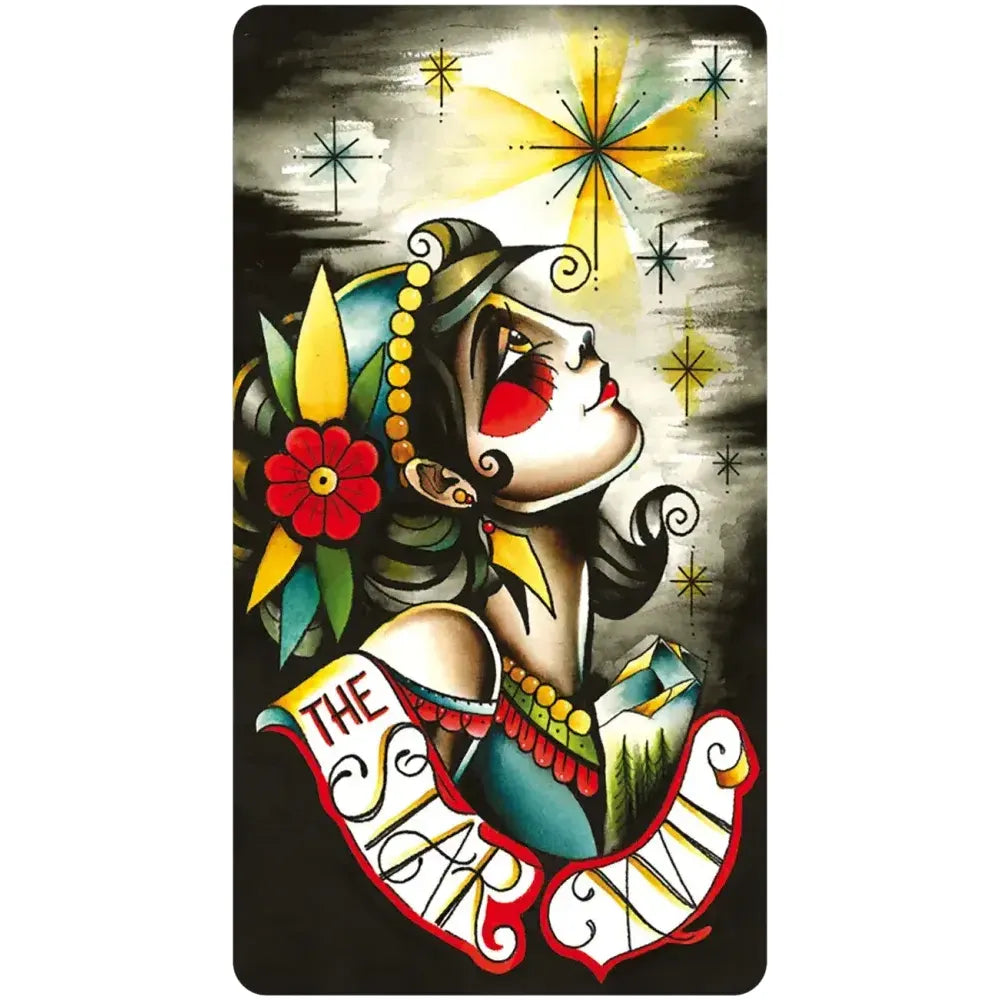 Eight Coins Tattoo Tarot Borderless Miniature Edition – Mini Tattoo Style Tarot Deck