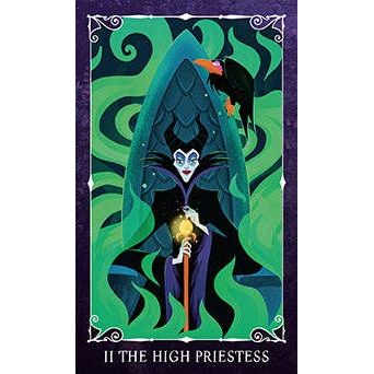 Disney Villains Tarot Deck and Guidebook – 78 Card Tarot Set with Illustrated Guide