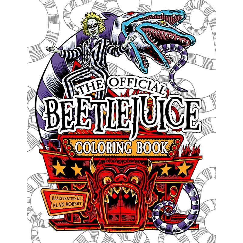 Beetlejuice Official Coloring Book – Strange and Unusual Art from the Cult Classic Film