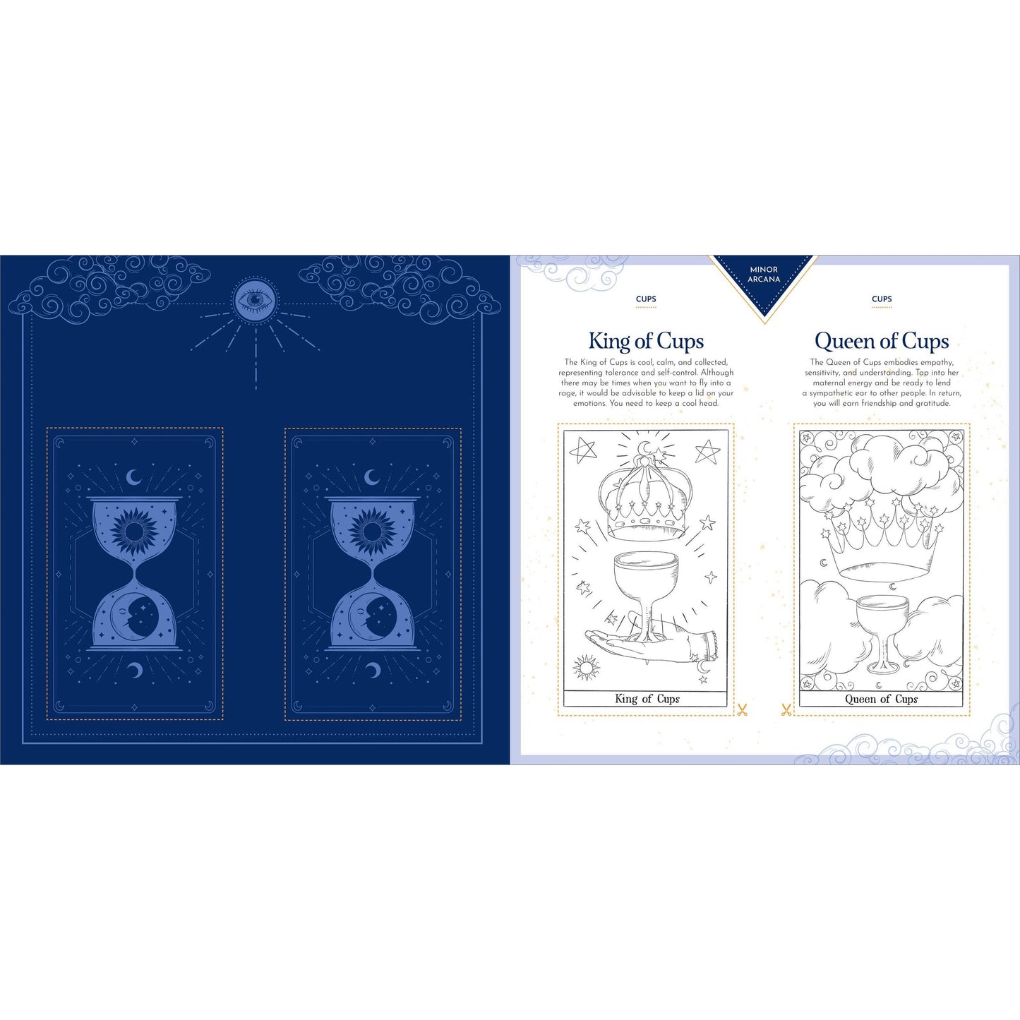 Make Your Own Tarot Deck Coloring Book with 78 Customizable Tarot Cards