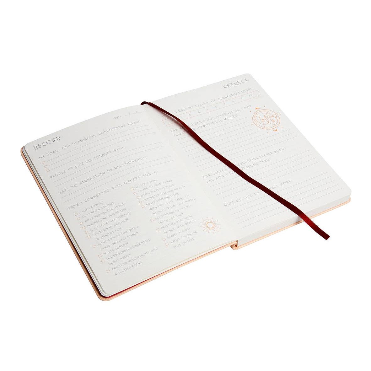 Connection: A Day & Night Reflection Journal – 90 Day Mindfulness Journal