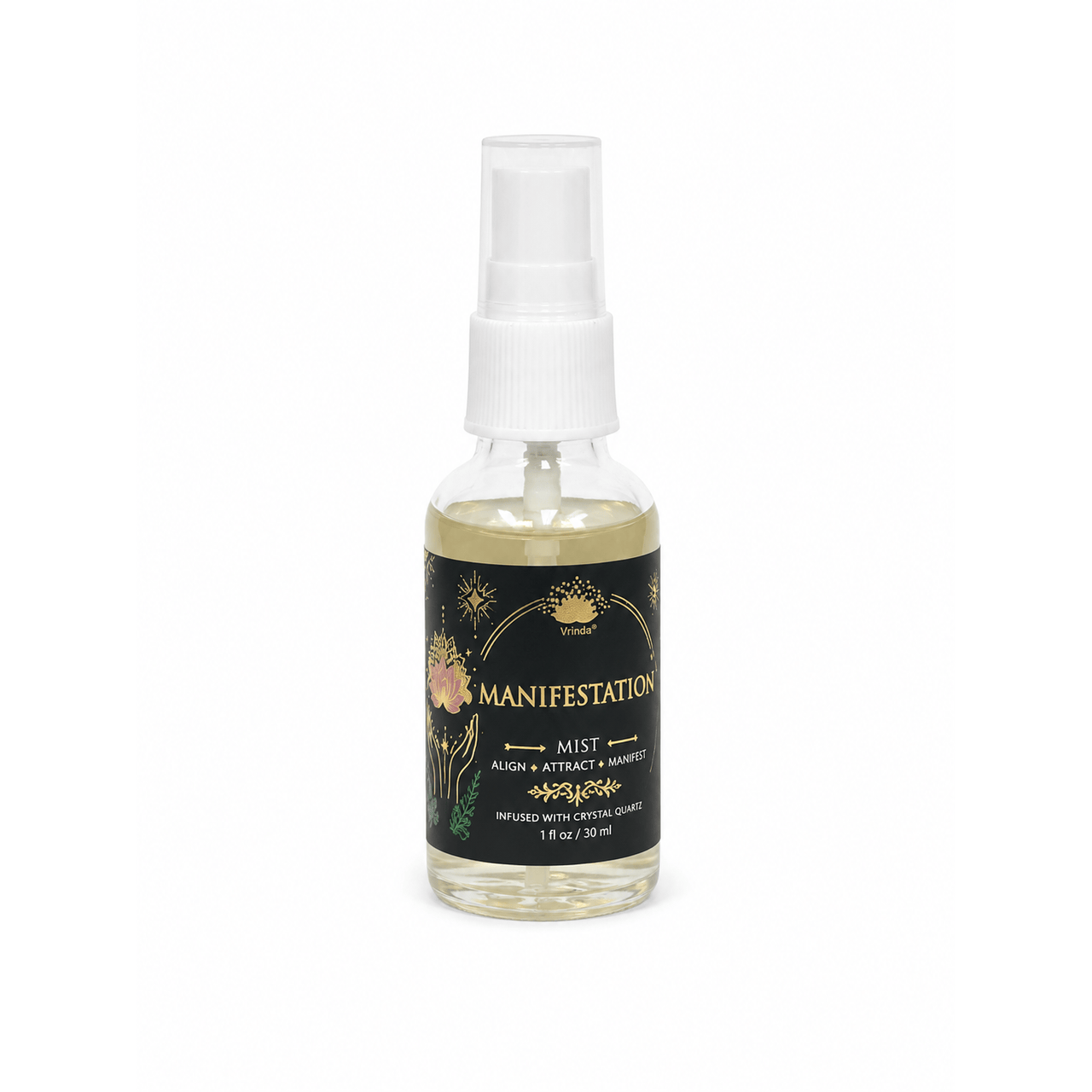 Manifestation Mist with Clear Quartz Crystal – 30 ml