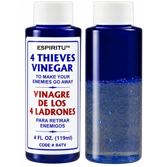 Four Thieves Vinegar | Protection, Reversing & Banishing Spiritual Wash – 4 oz