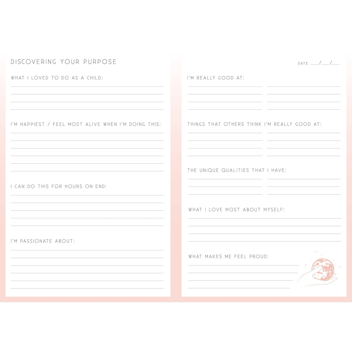 Purpose Journal – 90 Day Guided Mindfulness & Life Purpose Journal