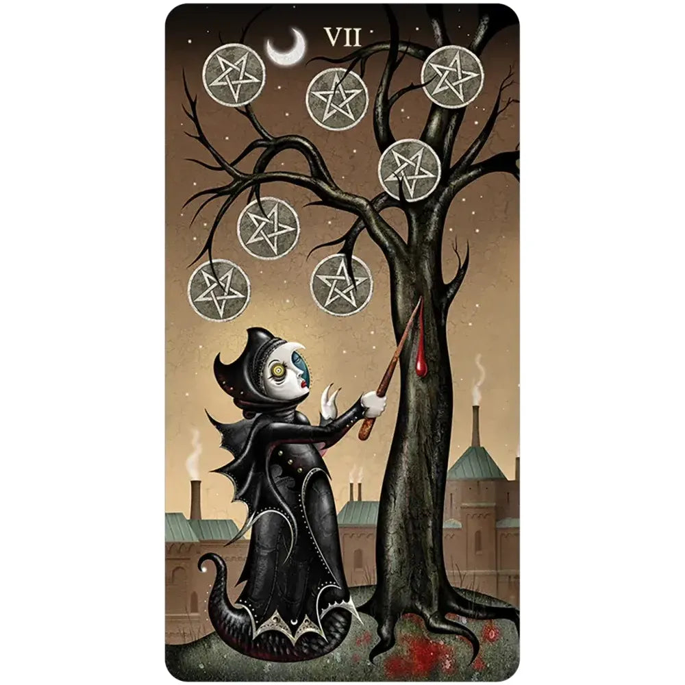 Deviant Moon Tarot Borderless Miniature Edition – 78 Cards