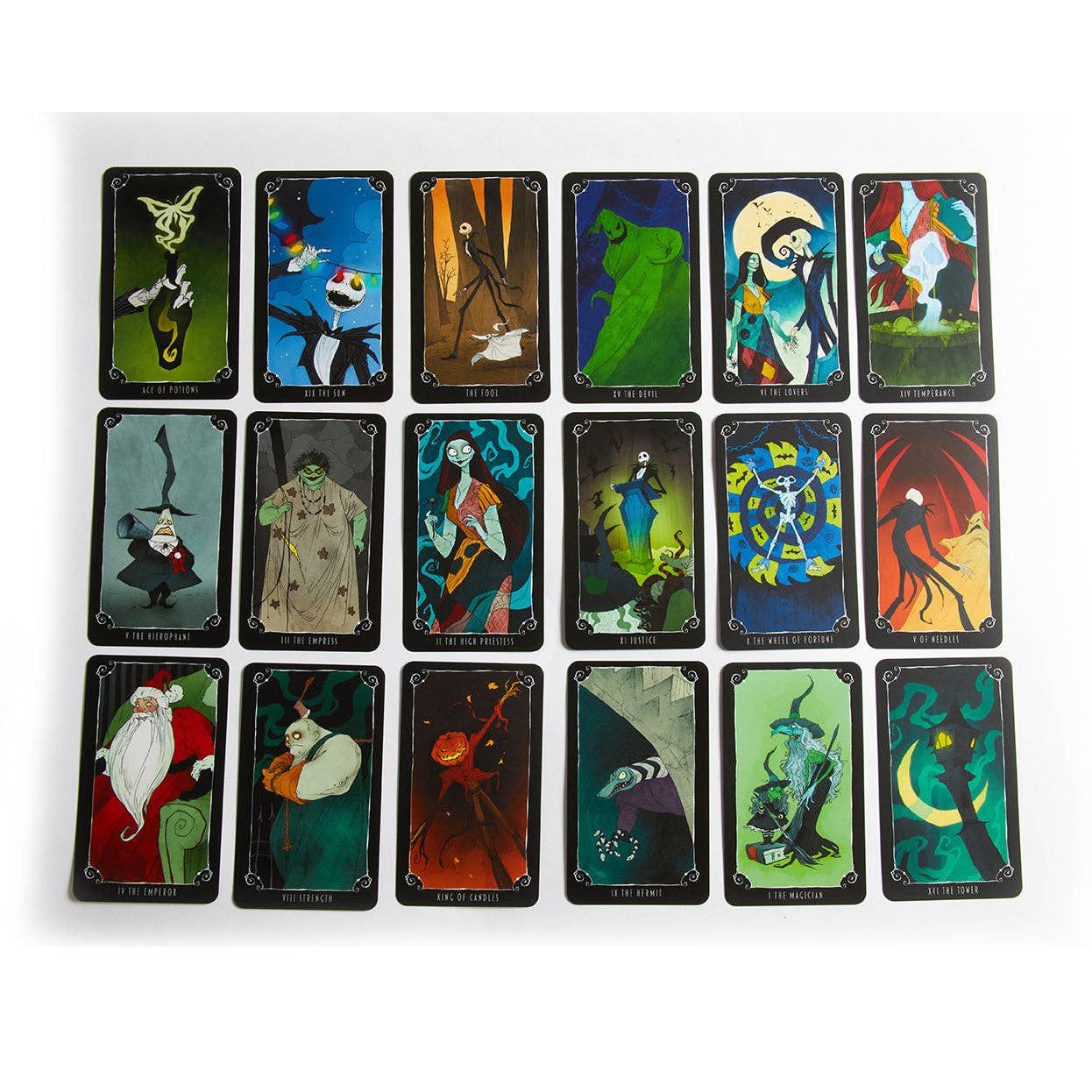 Nightmare Before Christmas Tarot Deck and Guidebook – Disney 78 Card Tarot Set