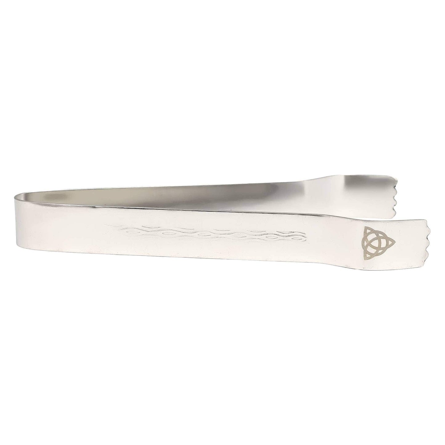 Triquetra Ritual Tongs – Stainless Steel Charcoal Tongs 6"