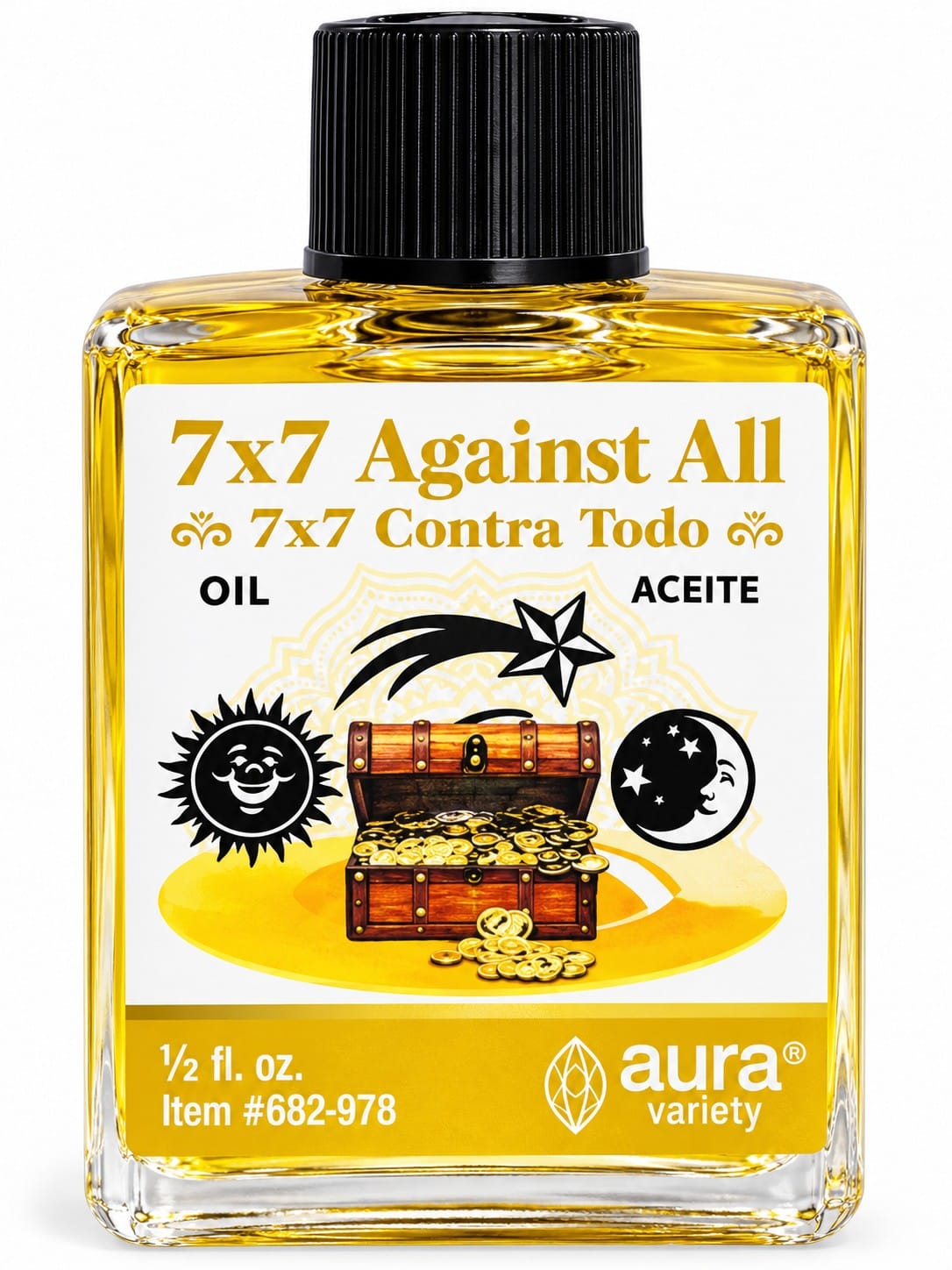 7x7 Against All Anointing Oil | Protection & Negativity Removal Ritual Oil – ½ fl oz