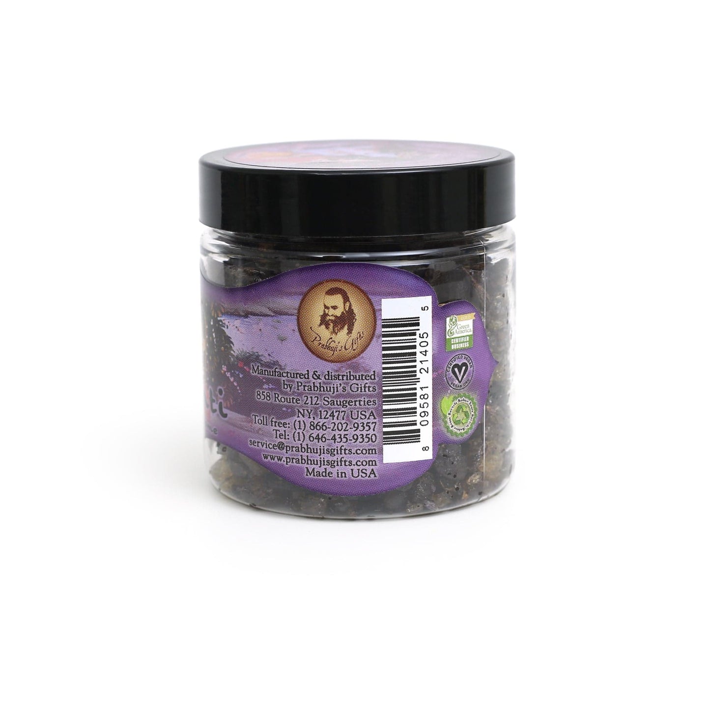 Shanti Resin Incense – Peaceful Home Spiritual Incense – Floral & Earthy Blend (2.4 oz Jar)