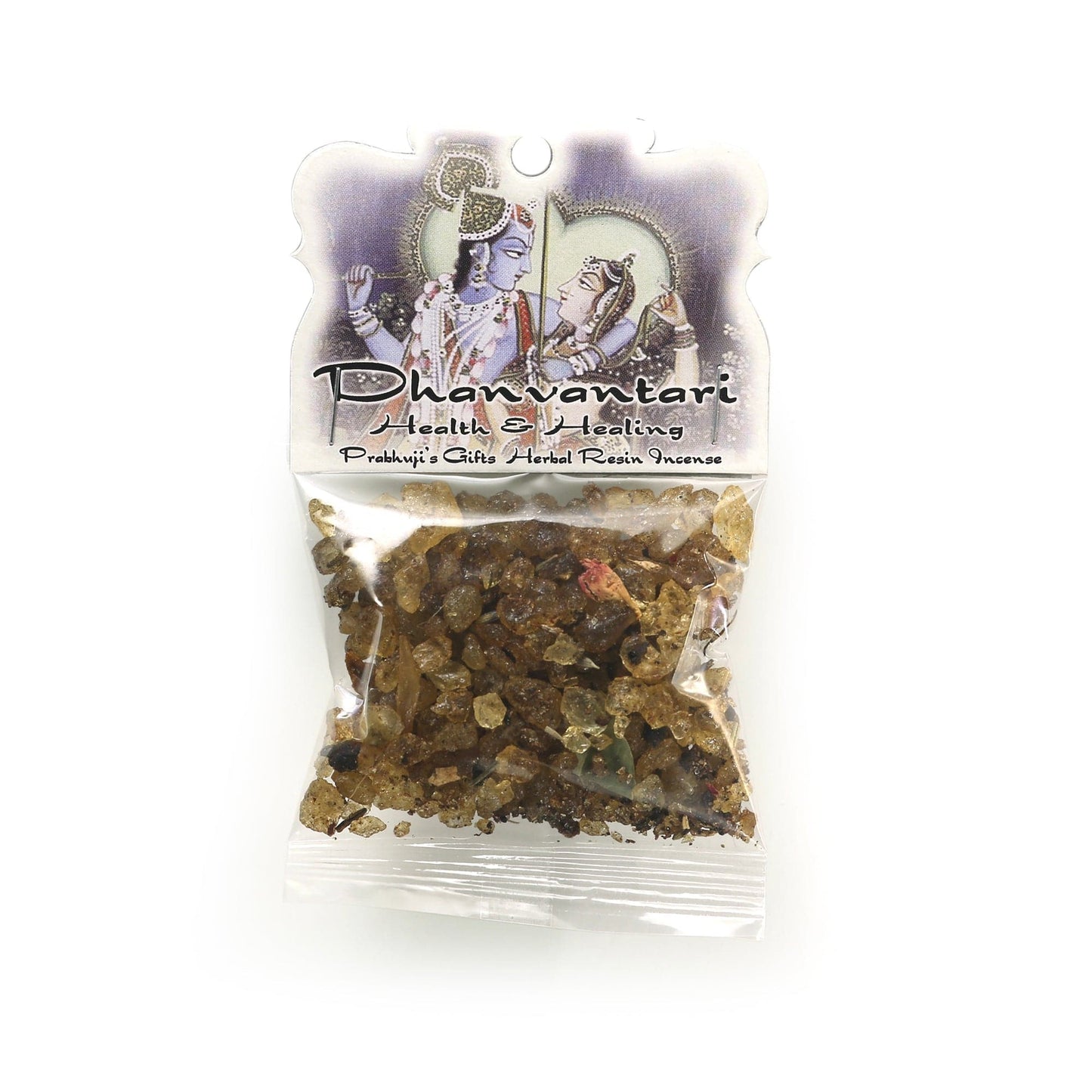 Dhanvantari Resin Incense – Health & Healing Ritual Incense – Floral Citrus (1.2 oz Bag)