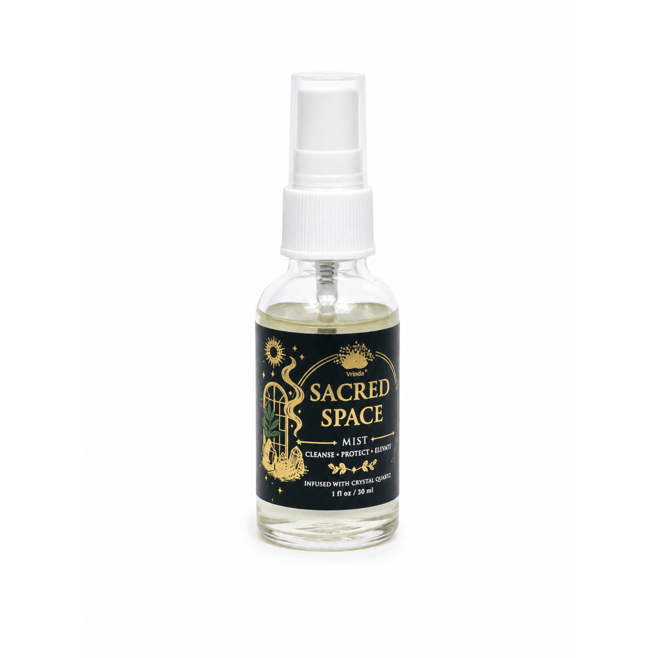 Sacred Space Mist with Clear Quartz Crystal – 30 ml