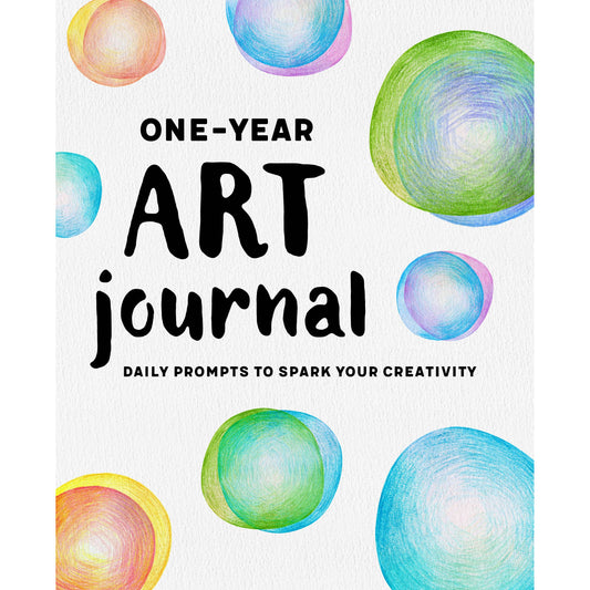 One-Year Art Journal with 365 Creative Prompts for Mindful Expression