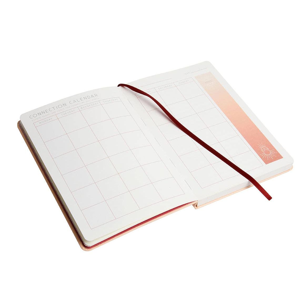 Connection: A Day & Night Reflection Journal – 90 Day Mindfulness Journal