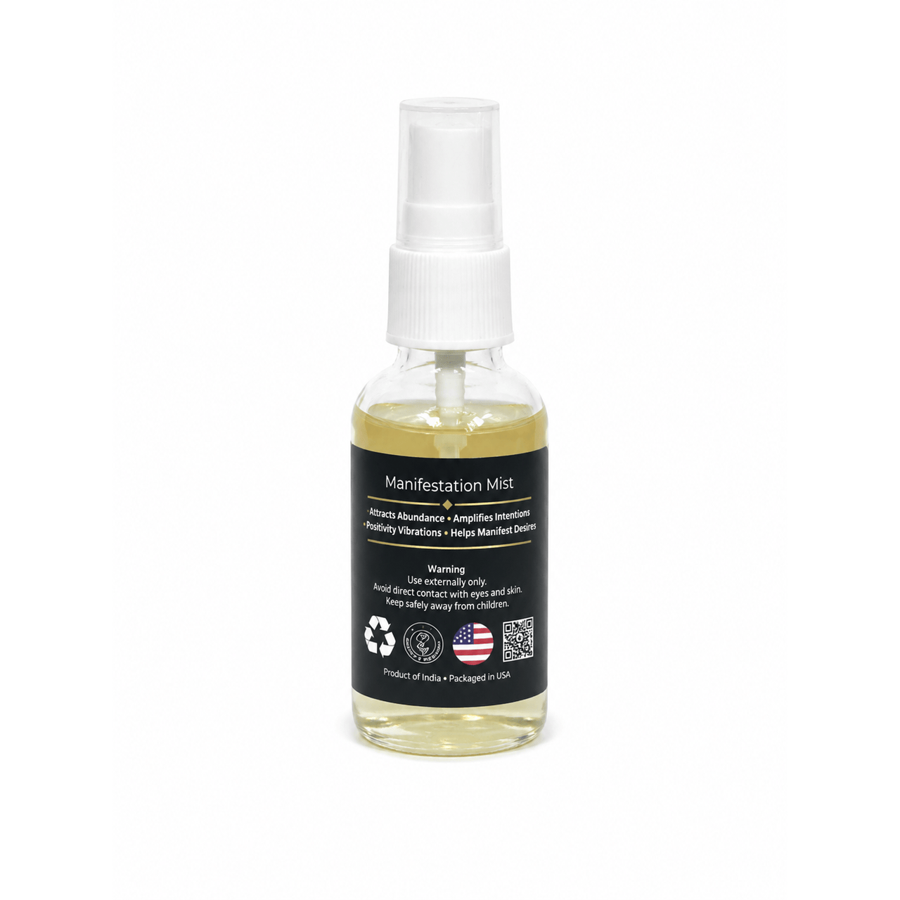 Manifestation Mist with Clear Quartz Crystal – 30 ml
