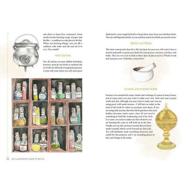 An Illuminated Guide to Wicca – Complete Visual Manual for Wiccans & Pagans - Authentic Occult and Witchcraft Supply Image