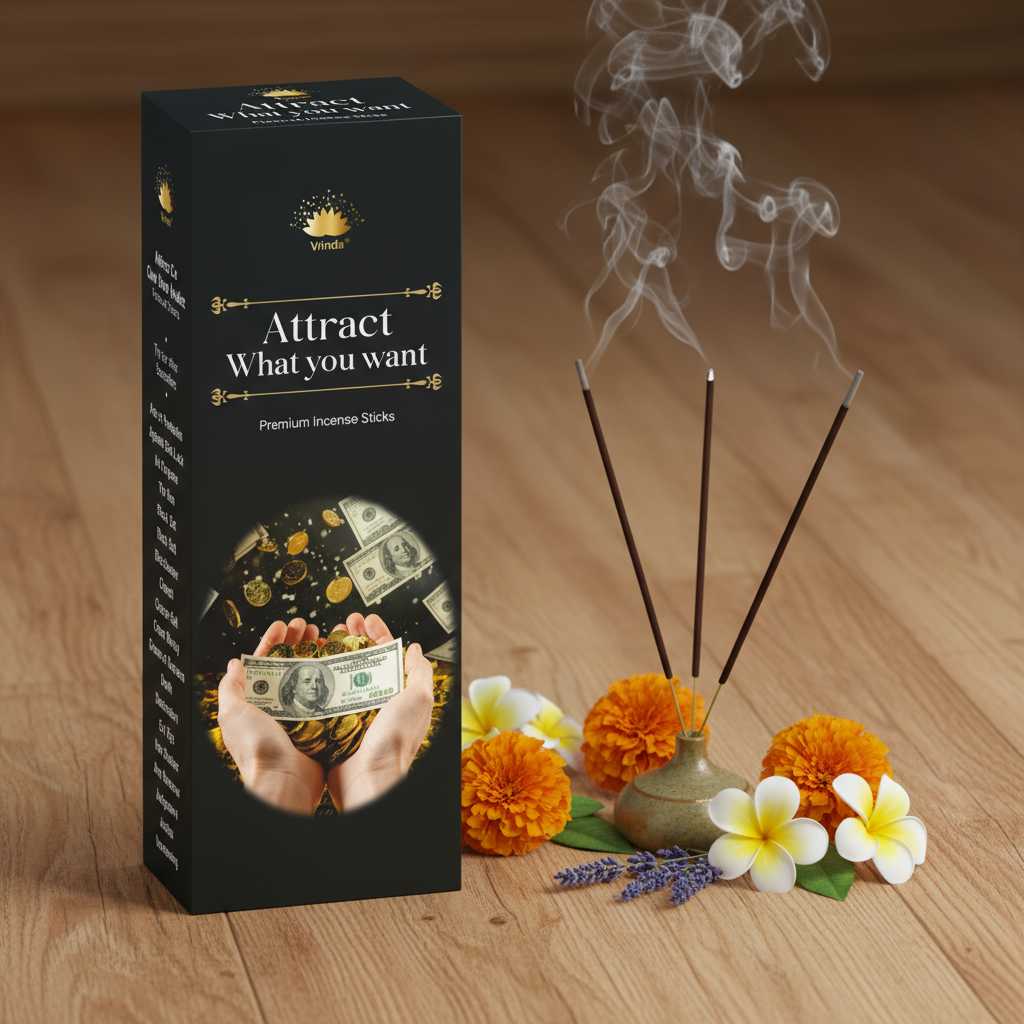 Attract what you Want hexa incense sticks (pack of 6) - Authentic Occult and Witchcraft Supply Image