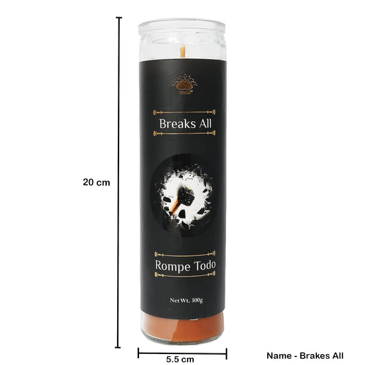 Breaks All 7 Day Ritual candle - Authentic Occult and Witchcraft Supply Image