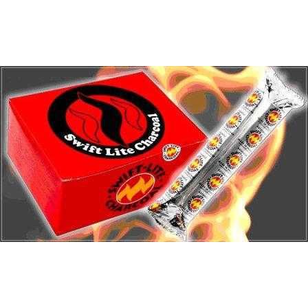 CHARCOAL TABLETS (38MM)Swift lite (Pack of 10) - Authentic Occult and Witchcraft Supply Image