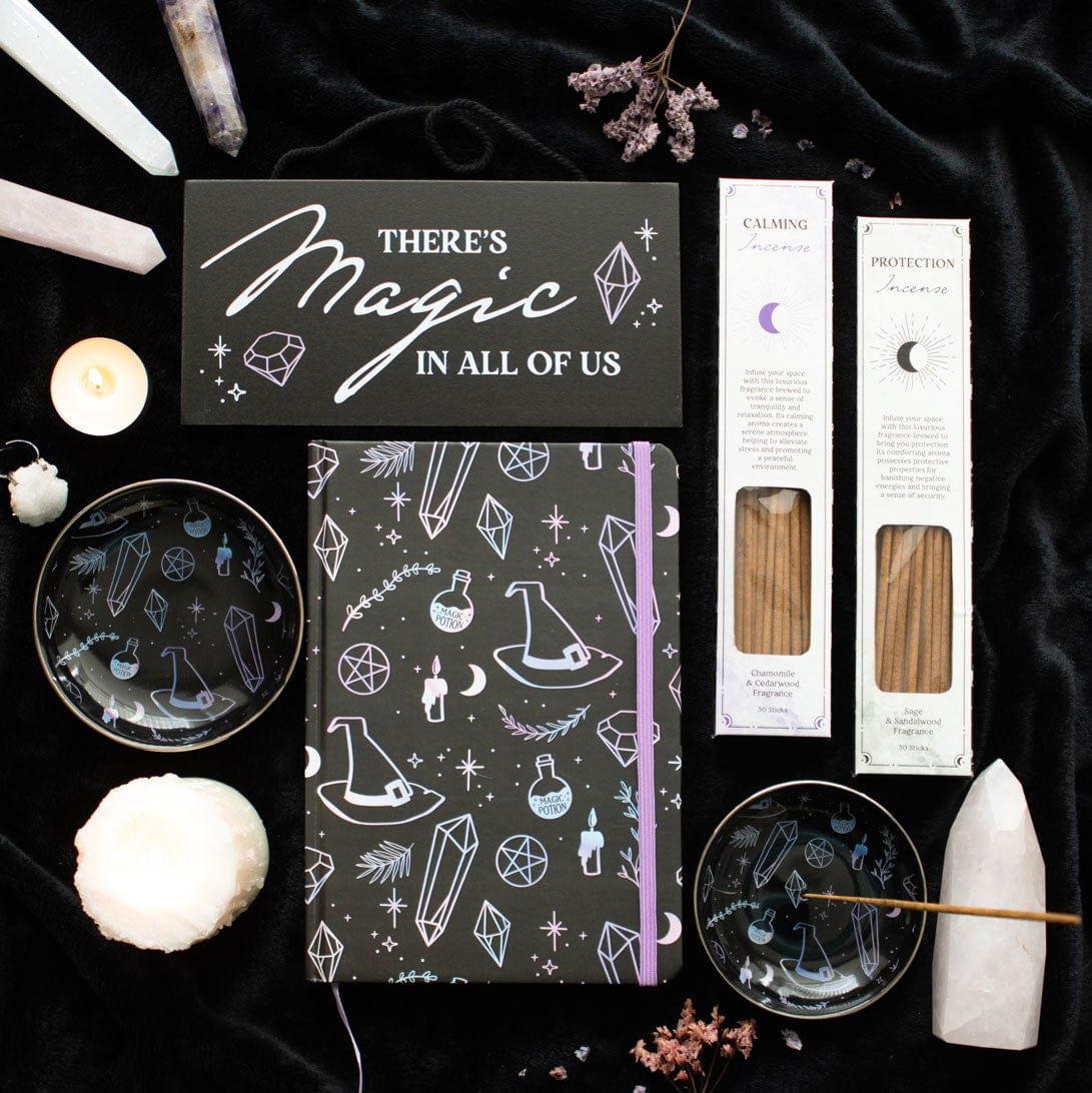 Set of 2 Calming & Protection Incense Stick Kits - Healing Spiritual Smudging Set