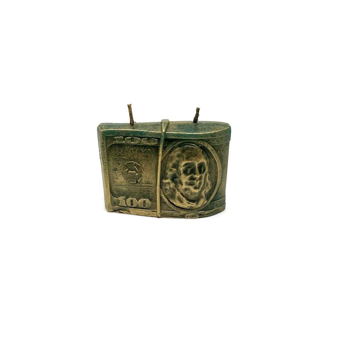 Candle Dollar Small (double wick) - Authentic Occult and Witchcraft Supply Image