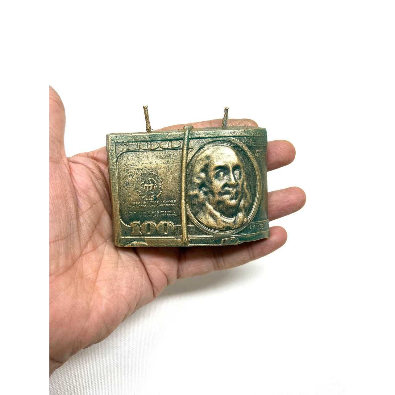 Candle Dollar Small (double wick) - Authentic Occult and Witchcraft Supply Image