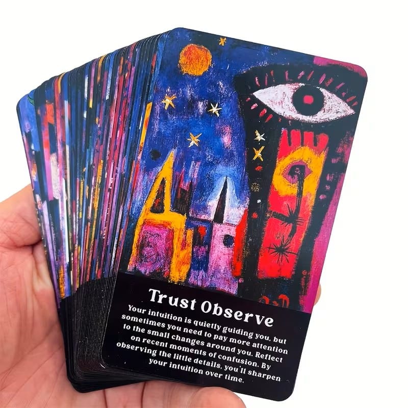 Celestial Insights Oracle Deck – Awakening, Gratitude & Spiritual Guidance Cards