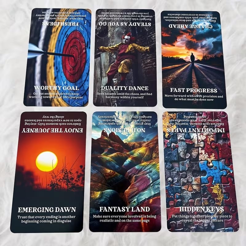 Clarifying Life Situations Oracle Deck – 80 Card Love, Career & Spiritual Guidance Cards