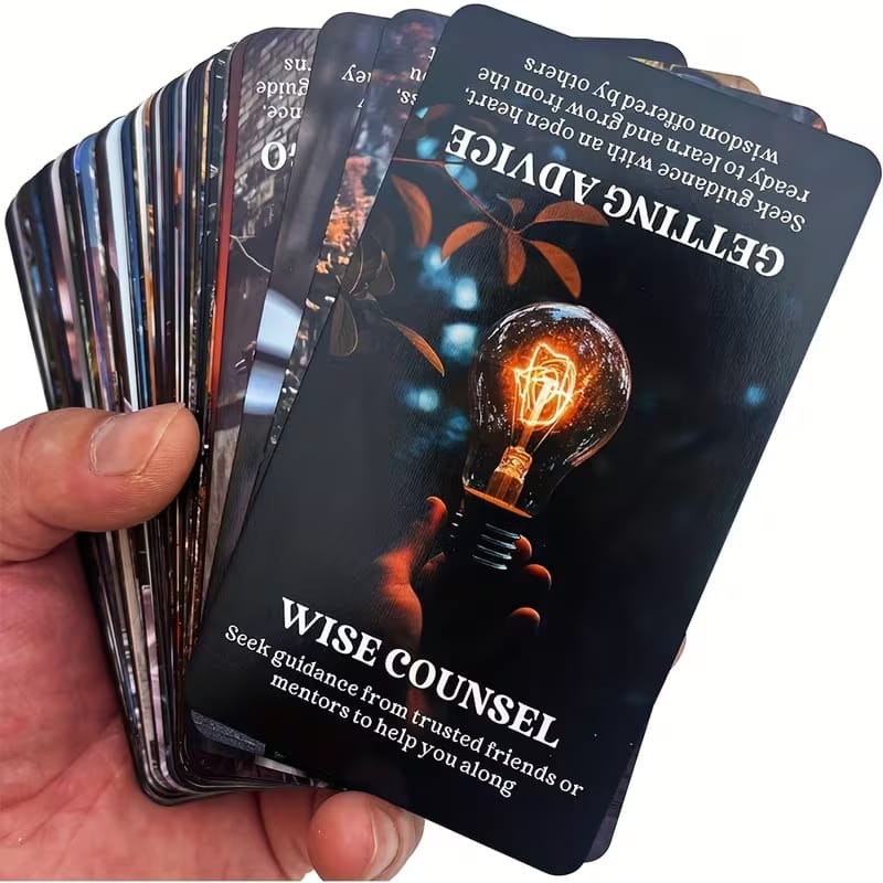 Clarifying Life Situations Oracle Deck – 80 Card Love, Career & Spiritual Guidance Cards