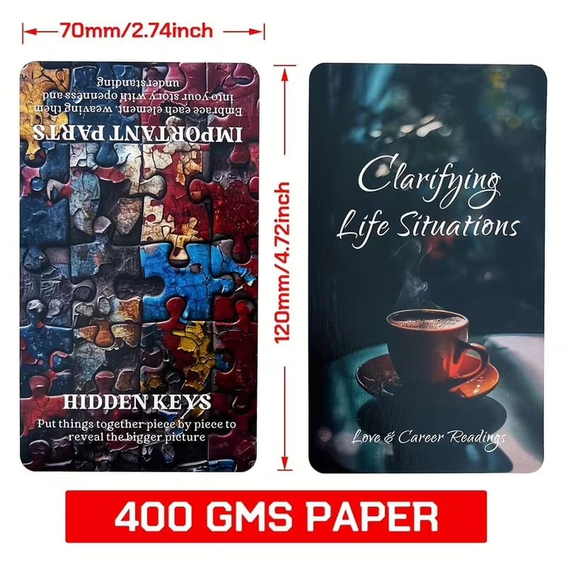 Clarifying Life Situations Oracle Deck – 80 Card Love, Career & Spiritual Guidance Cards