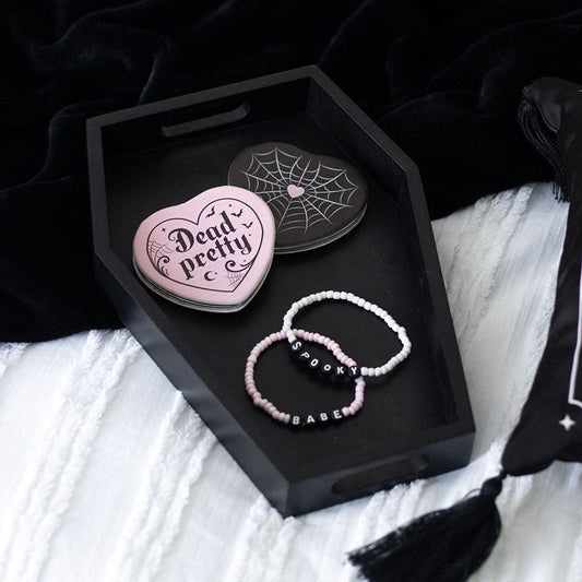 Black Coffin Trinket Tray – Gothic Jewelry & Ring Dish