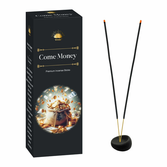 Come Money hexa incense sticks (pack of 6) - Authentic Occult and Witchcraft Supply Image