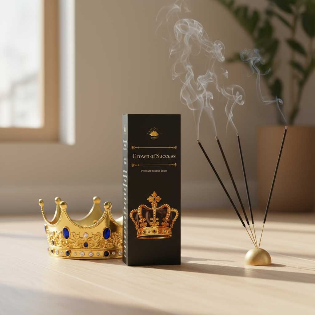 Crown Of Success hexa incense sticks (pack of 6) - Authentic Occult and Witchcraft Supply Image