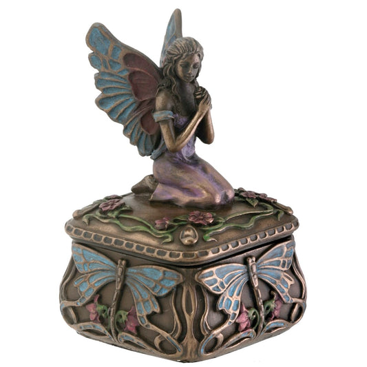 Dragonfly Fairy Trinket Box – Fantasy Jewelry & Keepsake Box