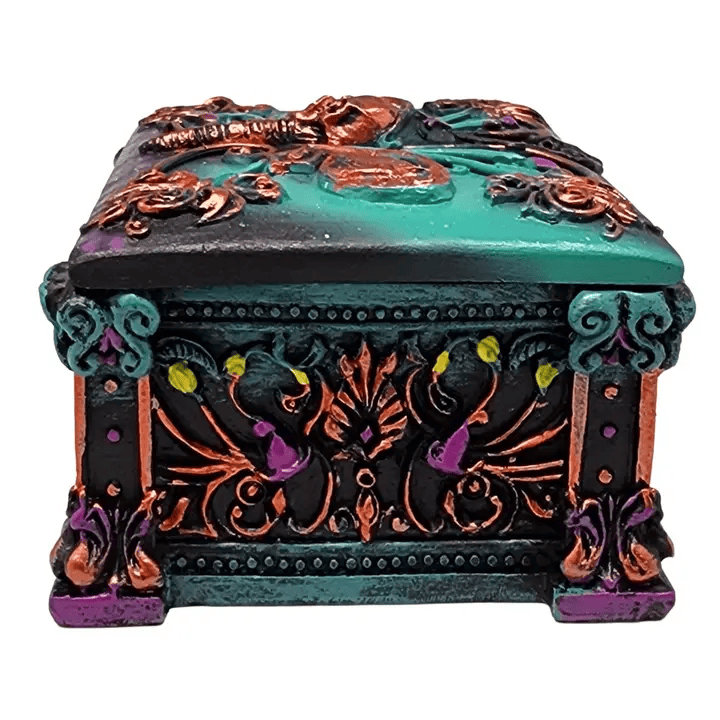 Death Moth Box - Gothic Trinket Box & Witchy Decor