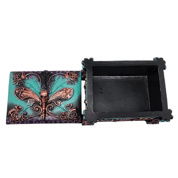 Death Moth Box - Gothic Trinket Box & Witchy Decor