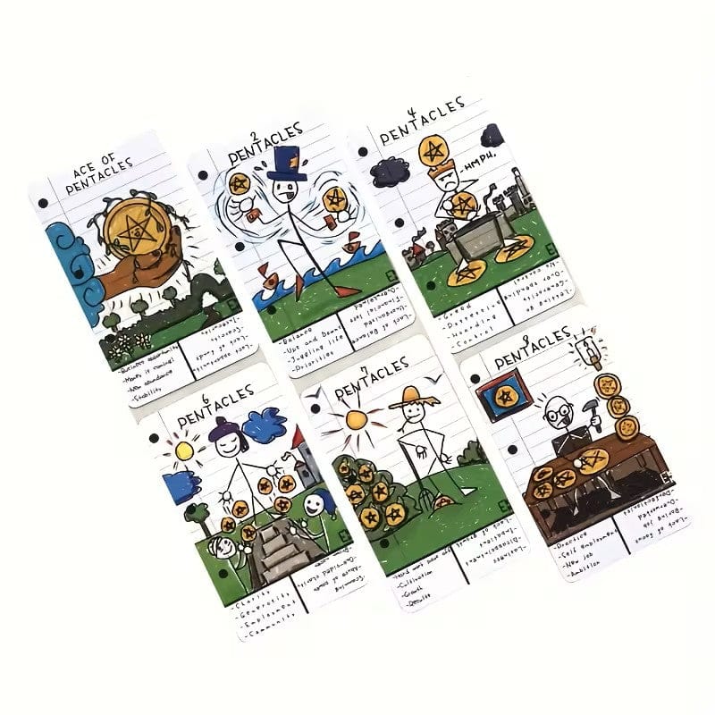 Doodle Tarot Oracle Cards - Authentic Occult and Witchcraft Supply Image