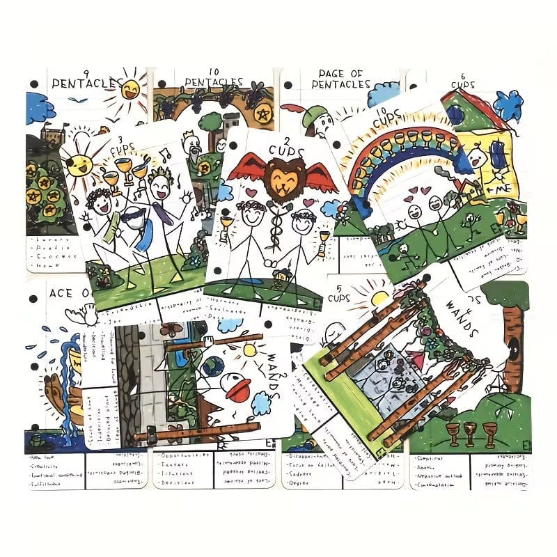 Doodle Tarot Oracle Cards - Authentic Occult and Witchcraft Supply Image