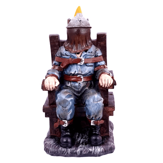 Electric Chair Backflow Incense Burner - Horror Smoke Waterfall Decor