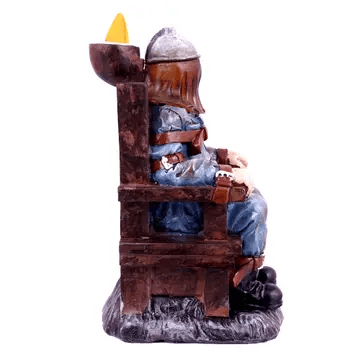 Electric Chair Backflow Incense Burner - Horror Smoke Waterfall Decor