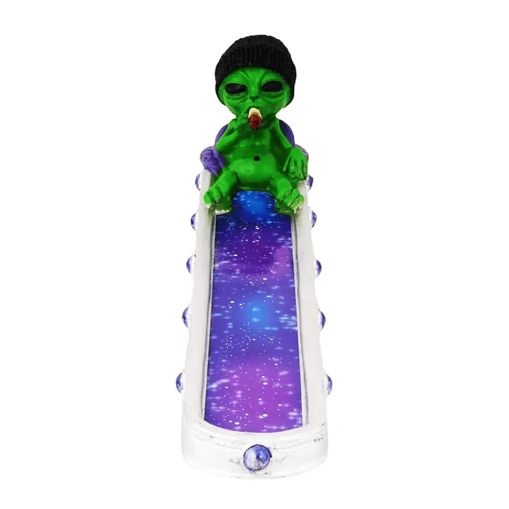 Galaxy Alien Incense Burner - Space Themed Ash Catcher & Sci-Fi Decor