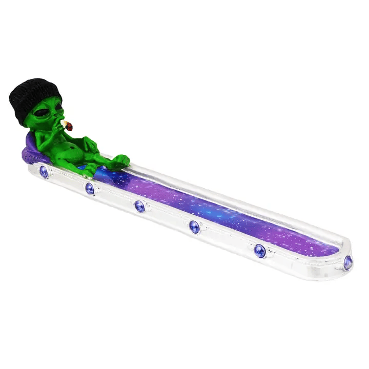 Galaxy Alien Incense Burner - Space Themed Ash Catcher & Sci-Fi Decor