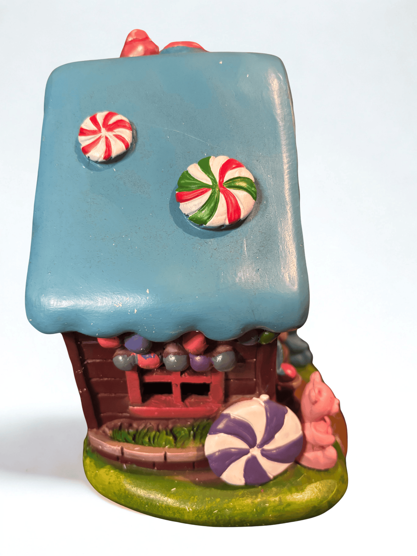 7" LED Gingerbread Candy House Figurine | Tabletop Christmas Decor