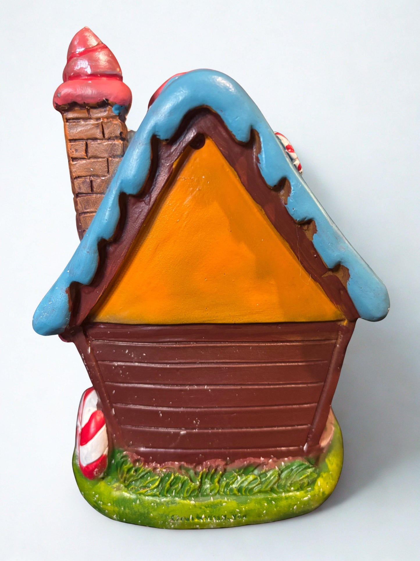 7" LED Gingerbread Candy House Figurine | Tabletop Christmas Decor