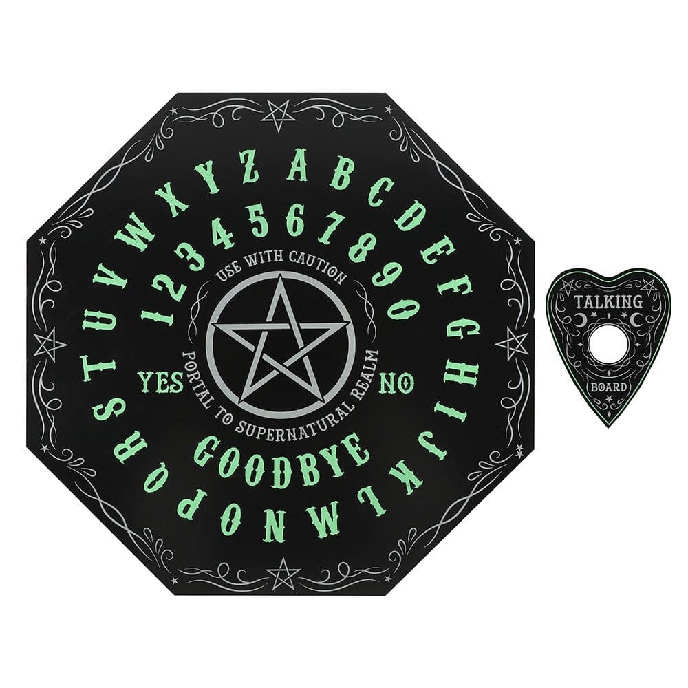 Glow in the Dark Octagon Spirit Board: Witchy & Gothic Divination Board