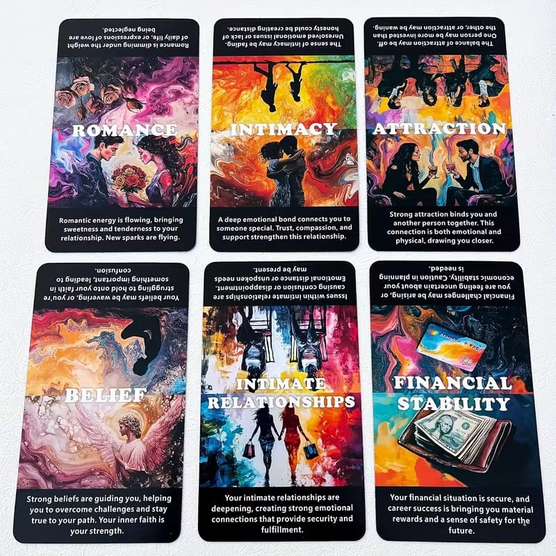 Harmony Heart Oracle Deck – 56 Card Love, Relationship & Life Guidance Cards