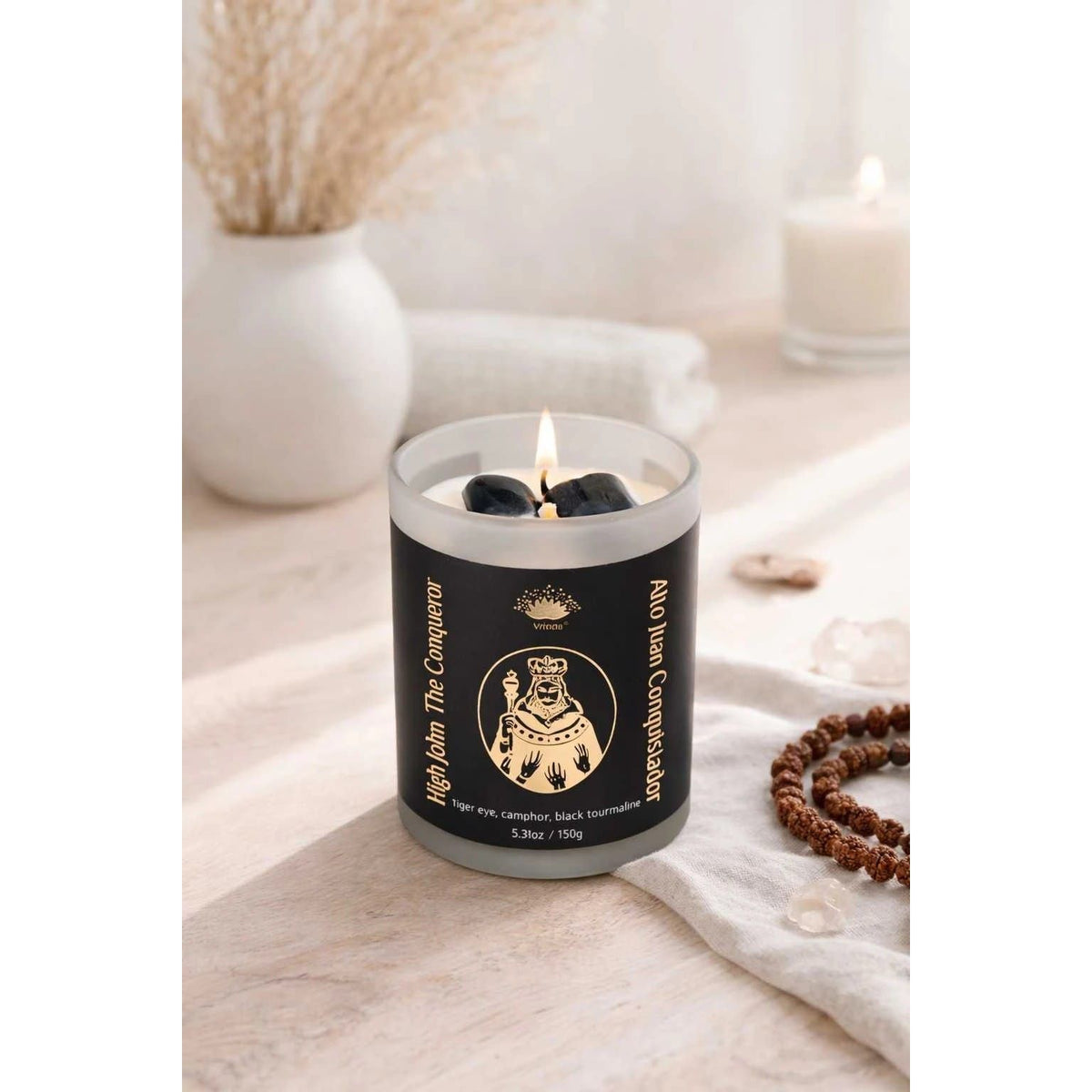 High John the Conqueror Crystal Soy Blend Candle – 5.29 oz