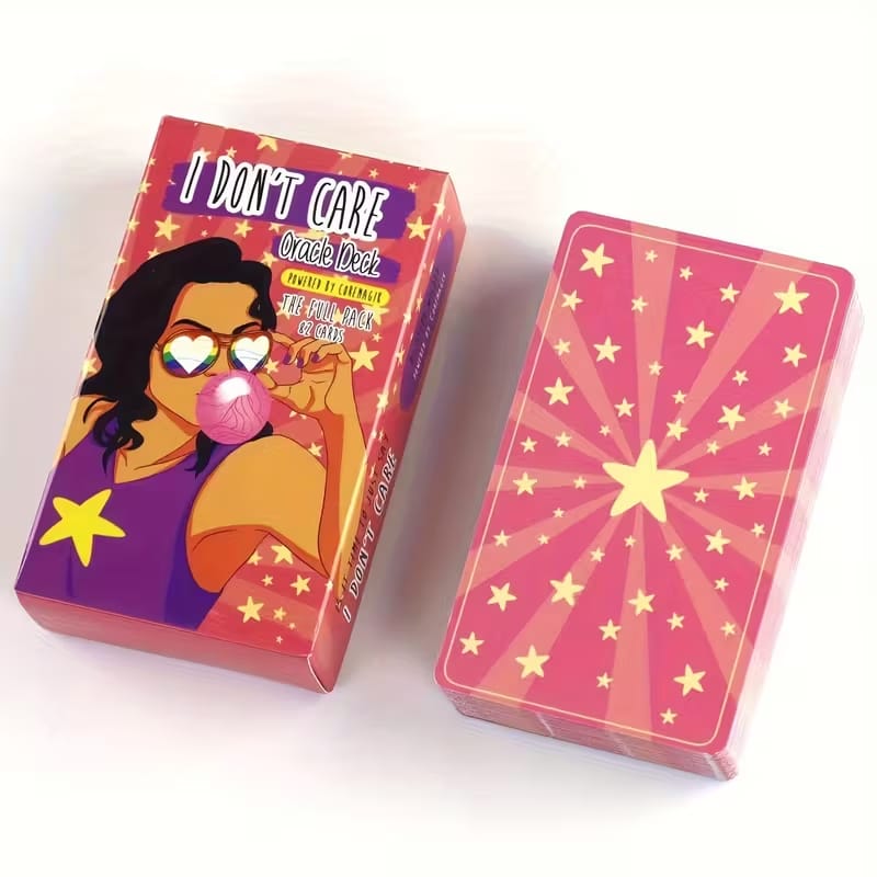 I Don’t Care Oracle Deck – 82 Card Bold, Sassy & Straightforward Guidance Cards