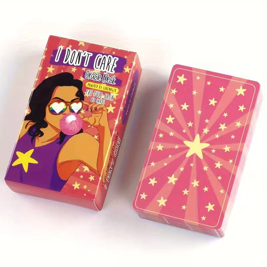 I Don’t Care Oracle Deck – 82 Card Bold, Sassy & Straightforward Guidance Cards