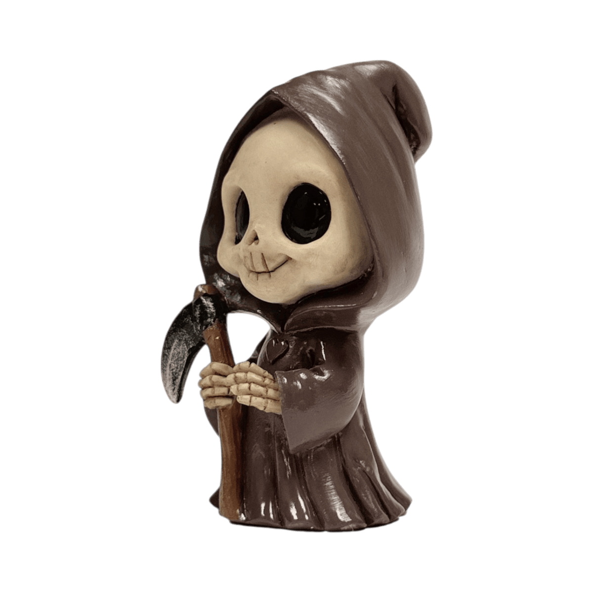 Little Reaper Figurine – Cute Grim Reaper Skeleton with Scythe